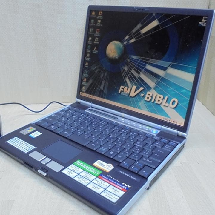 旧型ノートPC　富士通　FMV-BIBLO　MG50／WindowsME 動作