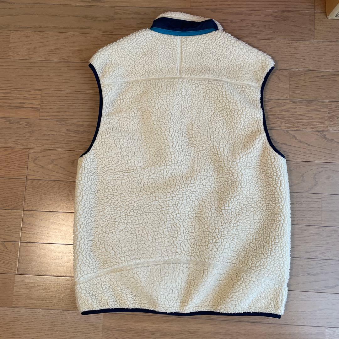 patagonia レトロXベスト アイボリーM