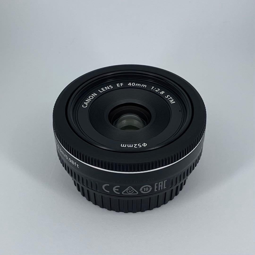 【美品・純正レンズフード付き】Canon EF40mm F2.8 STM