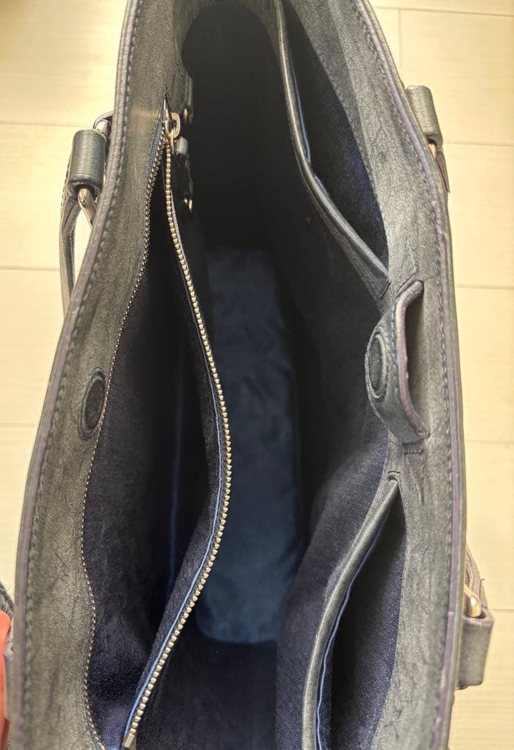 ソメスサドル somes スクエア トートバッグ SQ-01 ネイビー レザー