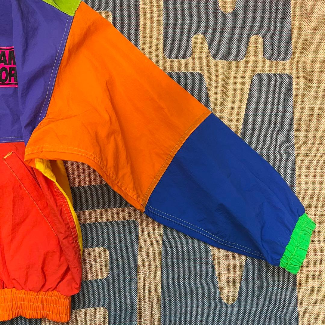 【美品】90s USA製 JAMS WORLD クレイジー ナイロンジャケット