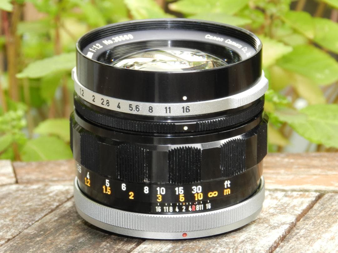 即撮影可　Canon FL 58mm f/1.2 レンズ
