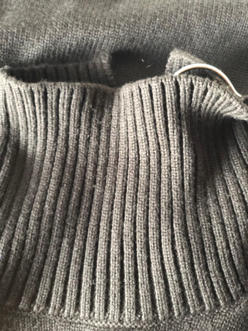 CINOH オーバーサイズ ハイネックニット ブラック