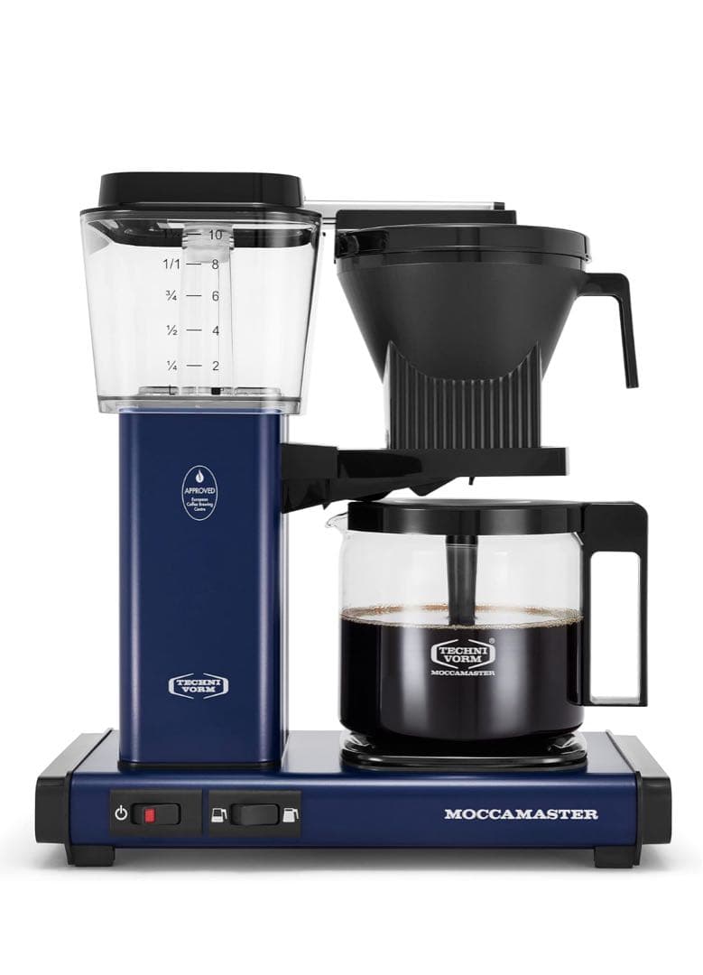 モカマスター ドリップ コーヒーメーカー メタリックブルー