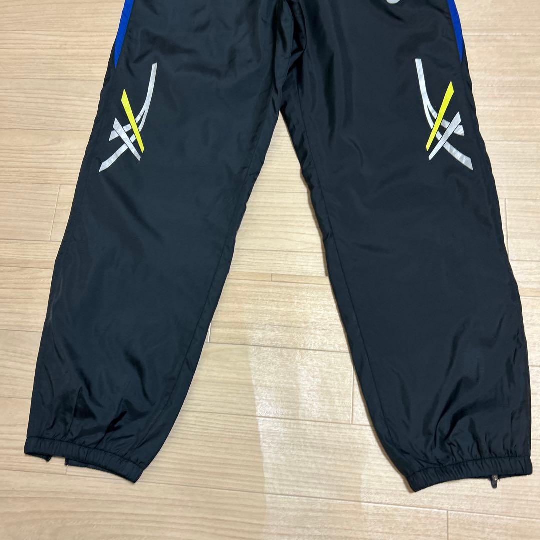 美品 アシックス 中綿 ウインドブレーカー 上下 セットアップ 冬用 Lサイズ