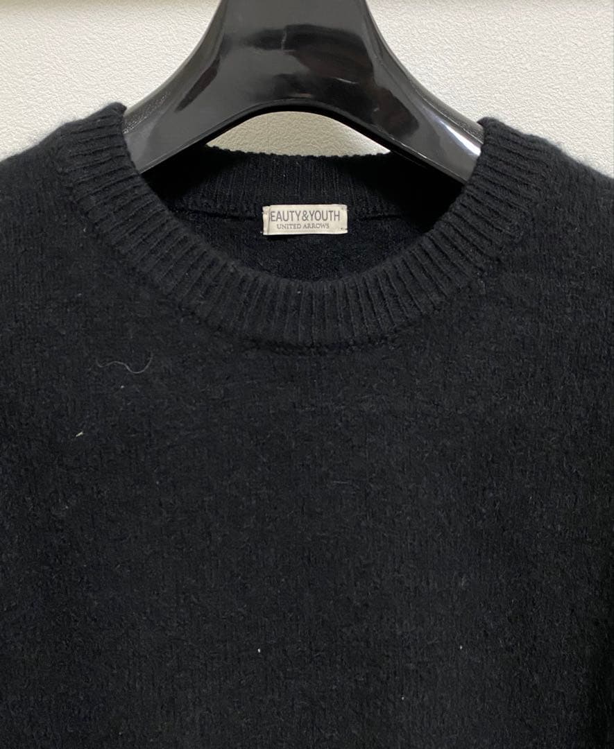 ビューティアンドユース ユナイテッドアローズ　ヤク クルーネック ニット L