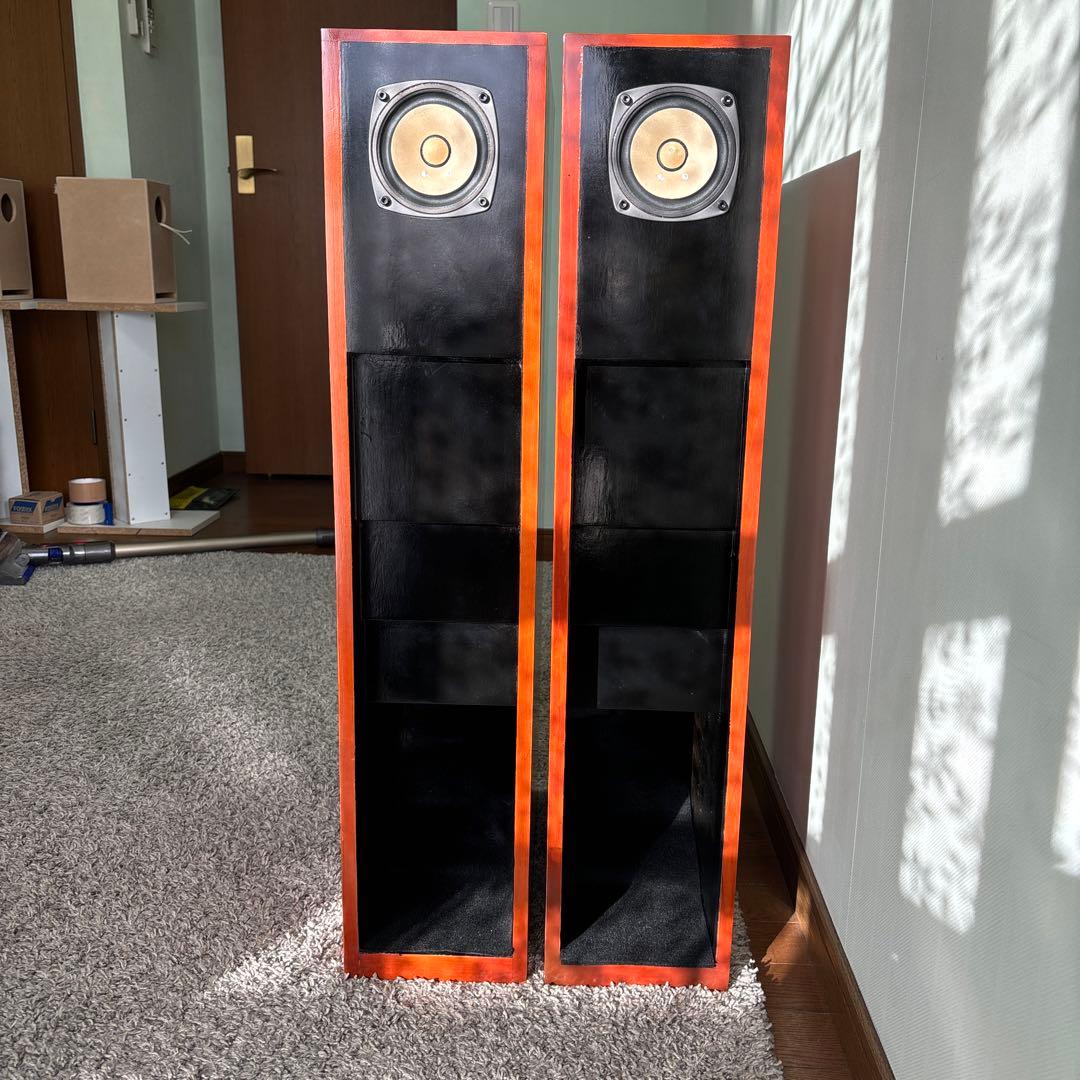 自作バックロードホーン　FOSTEX FE103en使用