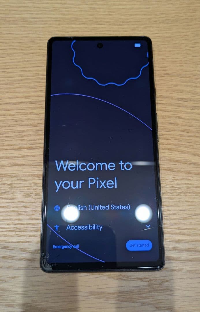 Pixel6a 本体 【画面ひび割れ、画素低下】