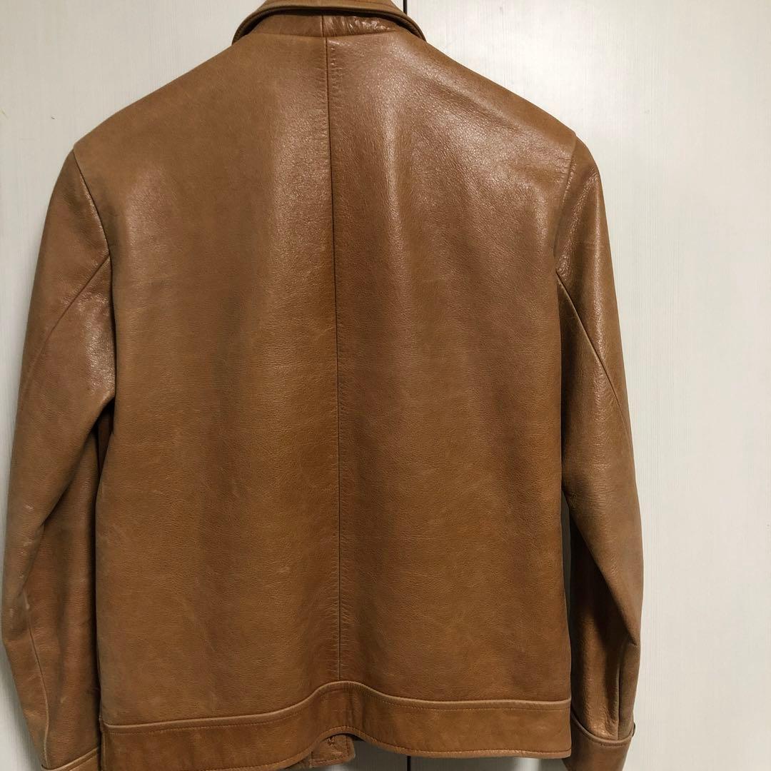 秋冬アウターヴィンテージ風レザージャケット　シングルライダース