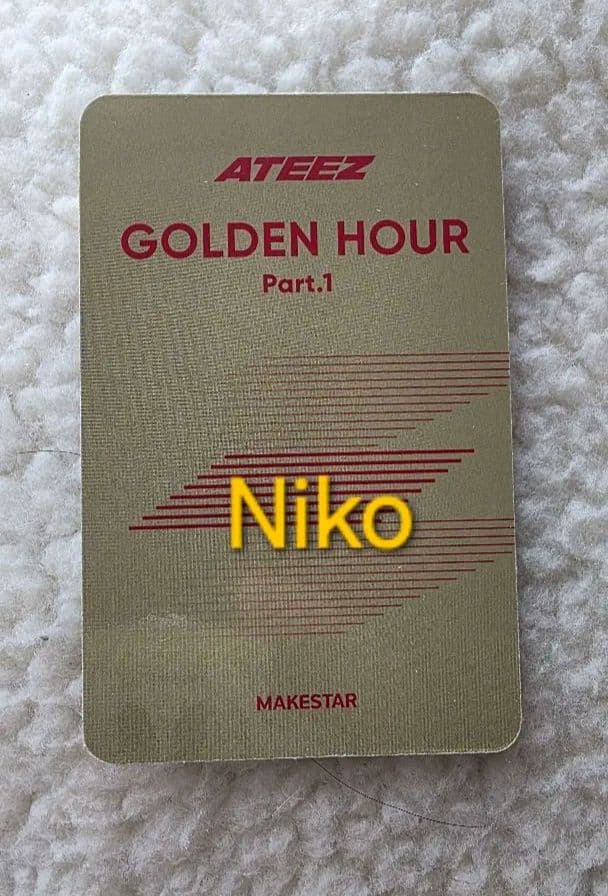 ATEEZ GOLDEN HOUR Part.1 トレカ MAKESTAR