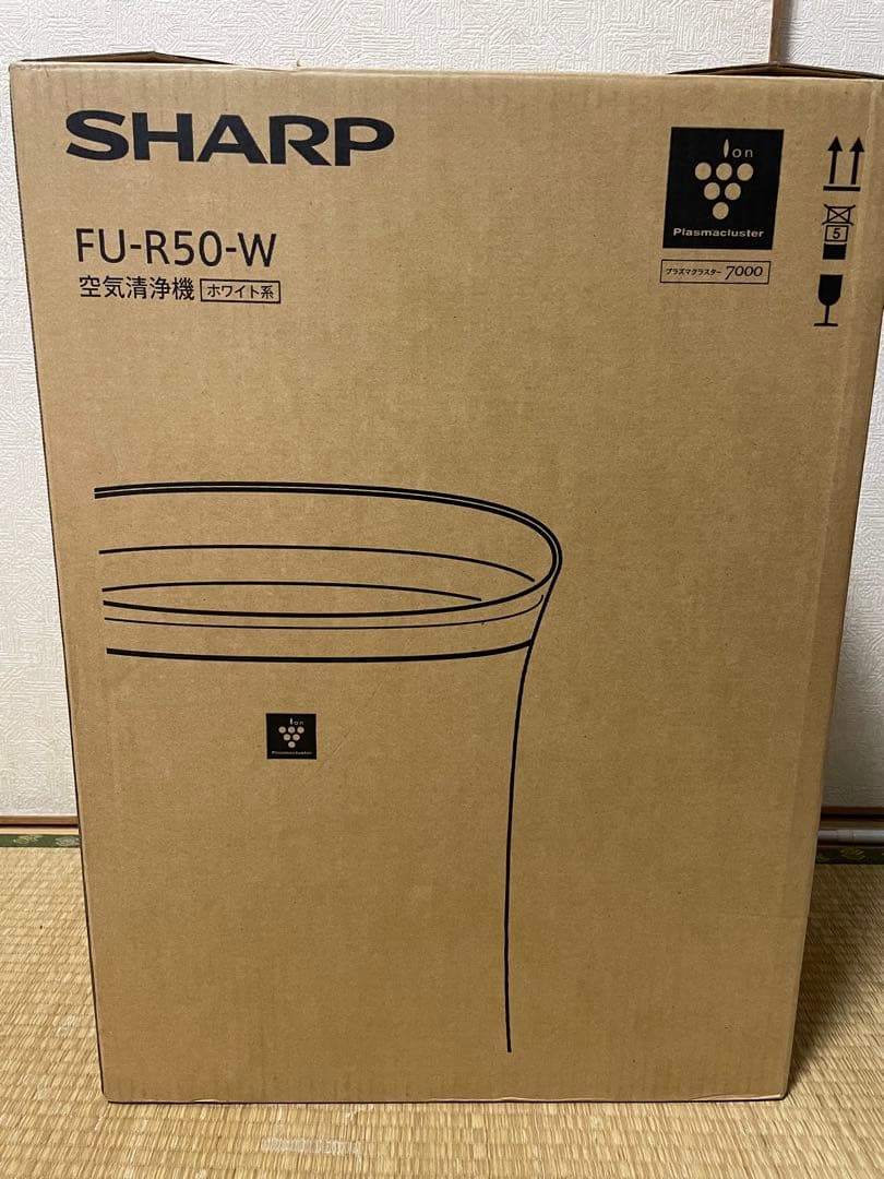 2025年製　空気清浄機SHARP FU-R50-W