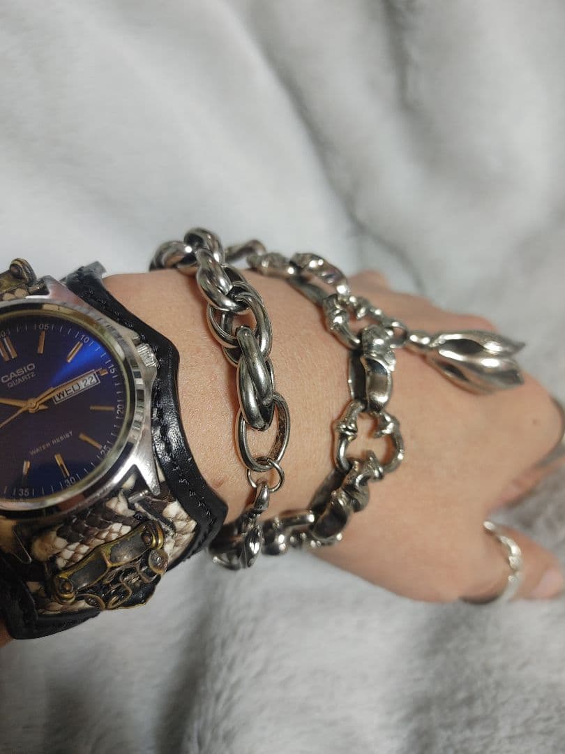 K*D様 ブレスレット Leonard Kamhout USA 刻印 レナードカ