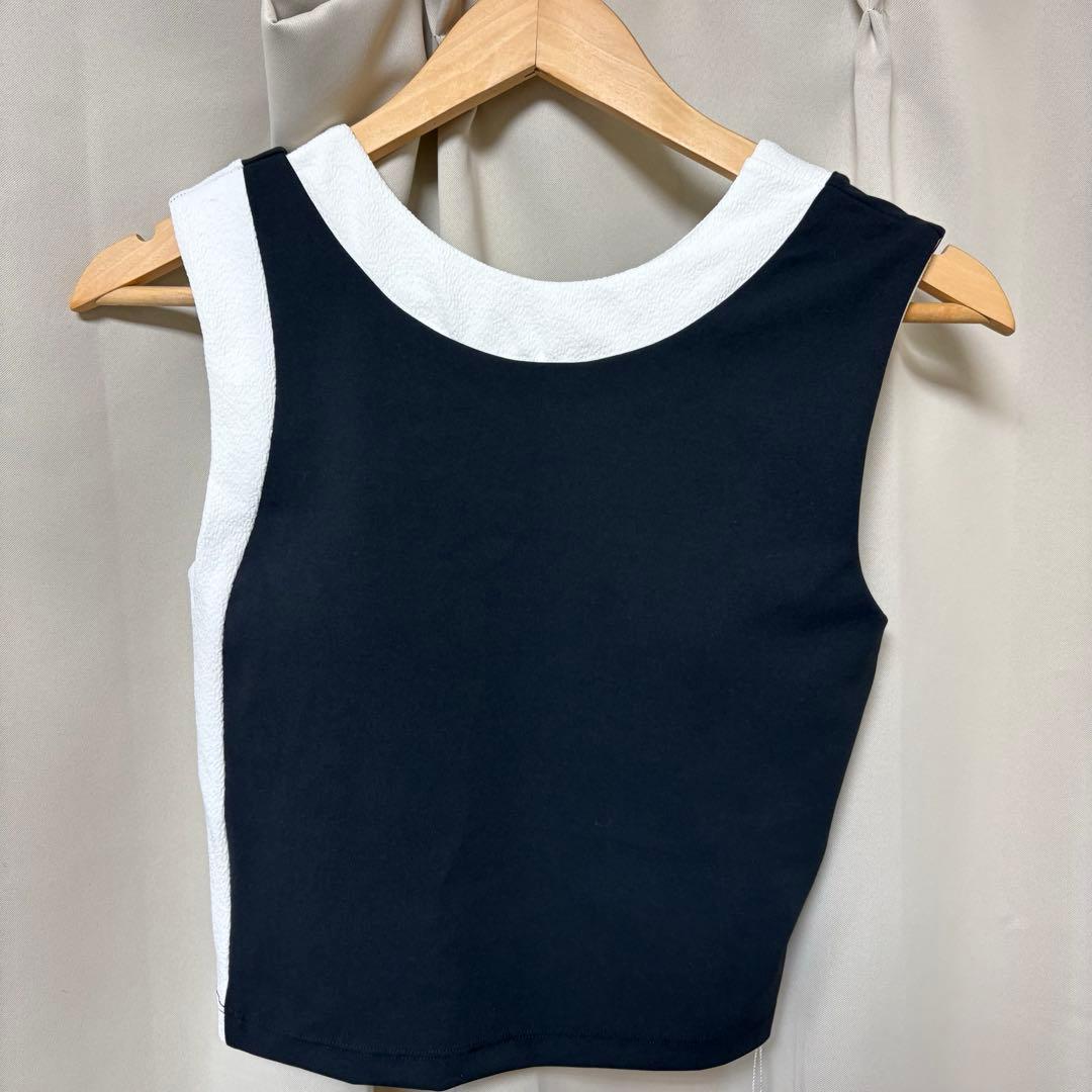 ミント【新品・未使用品】SUKALA バイカラーショートタンクトップ