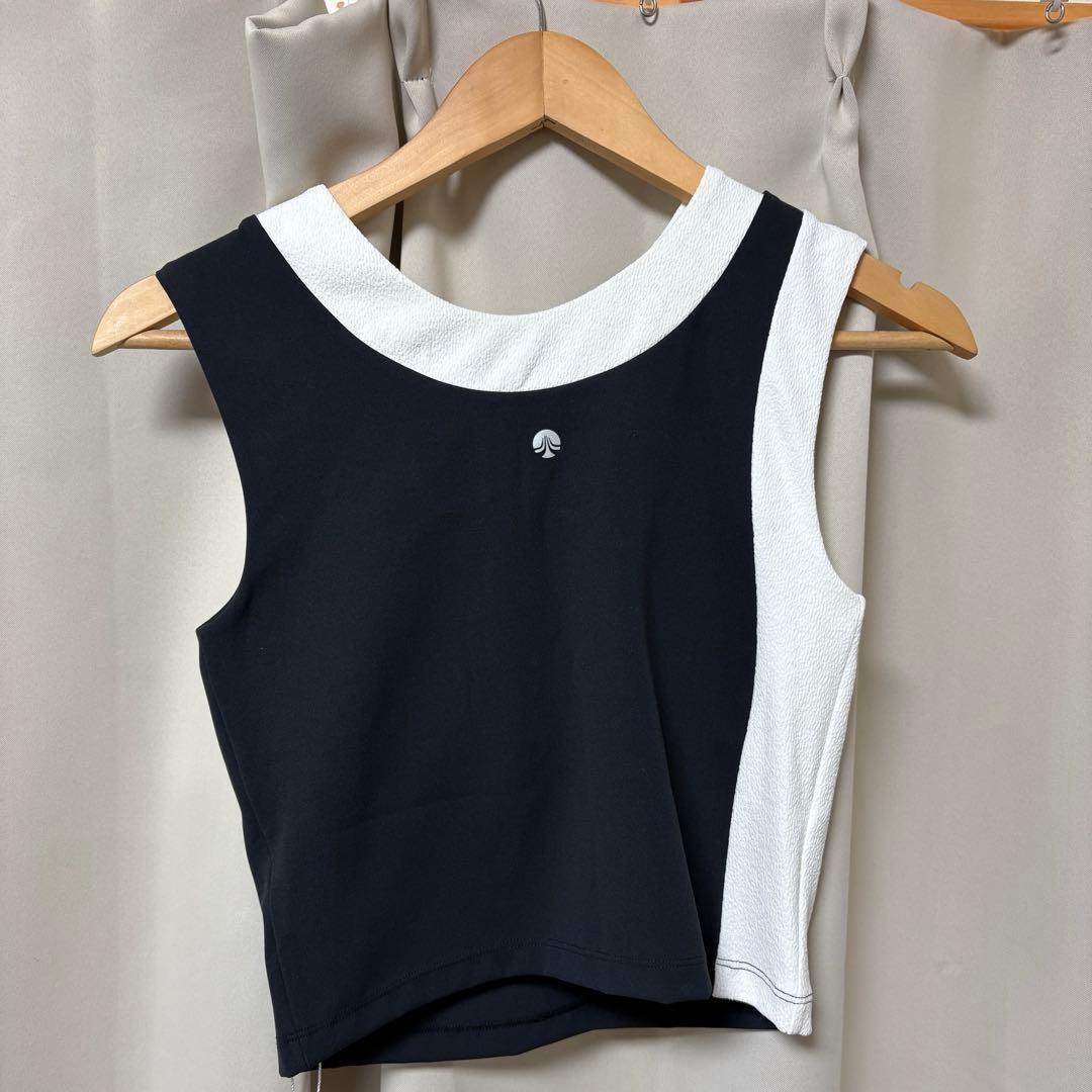 ミント【新品・未使用品】SUKALA バイカラーショートタンクトップ