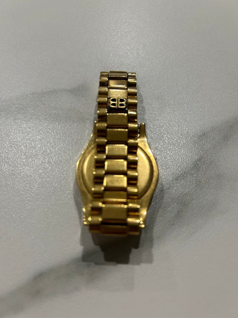 【超希少】BALENCIAGA ゴールド ブレスレット 時計
