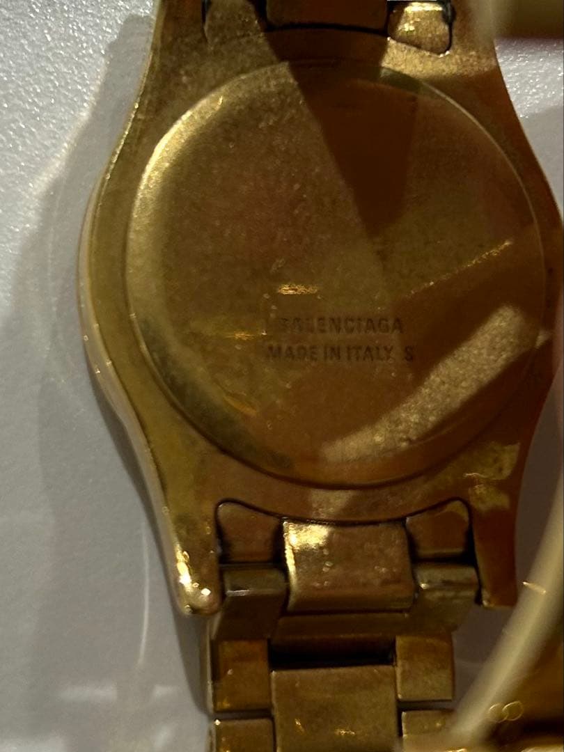 【超希少】BALENCIAGA ゴールド ブレスレット 時計