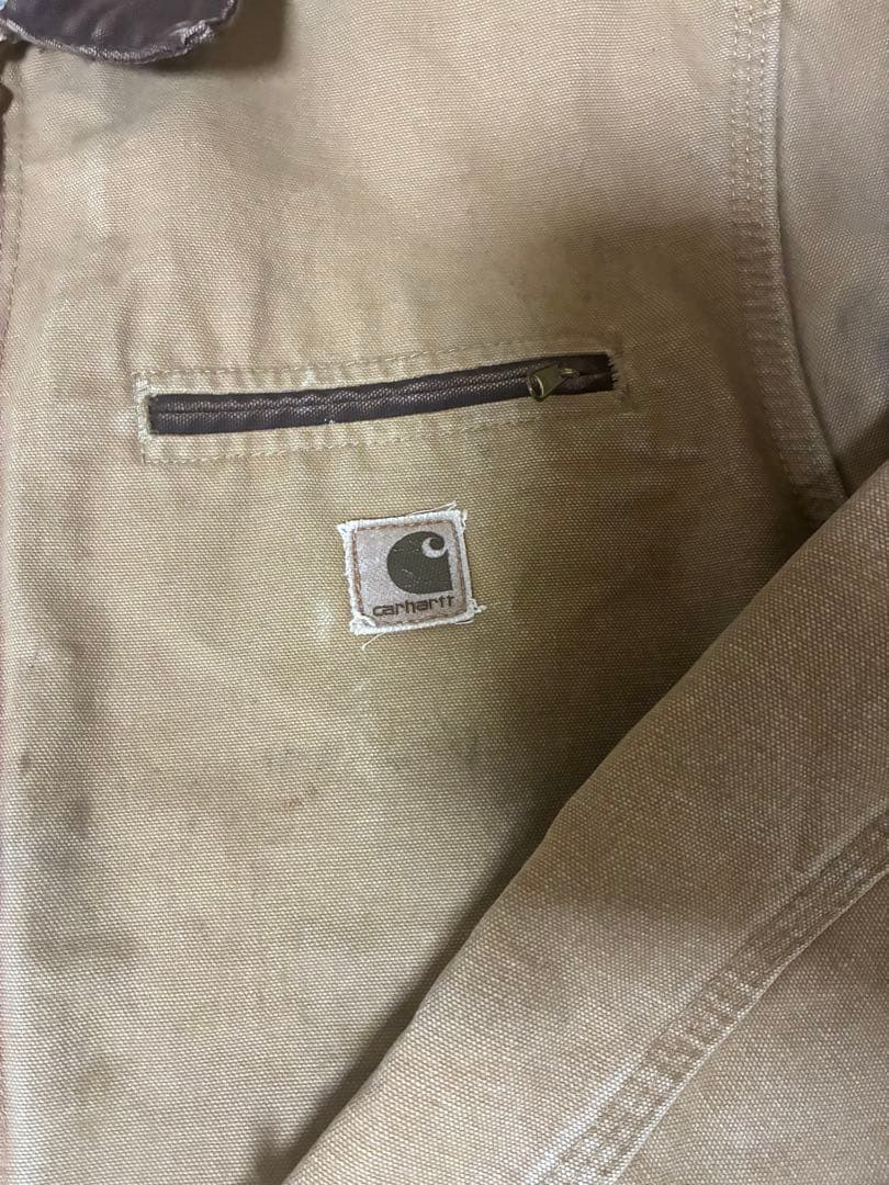 06s Carhartt デトロイトジャケット L J97 CML 襤褸　短丈