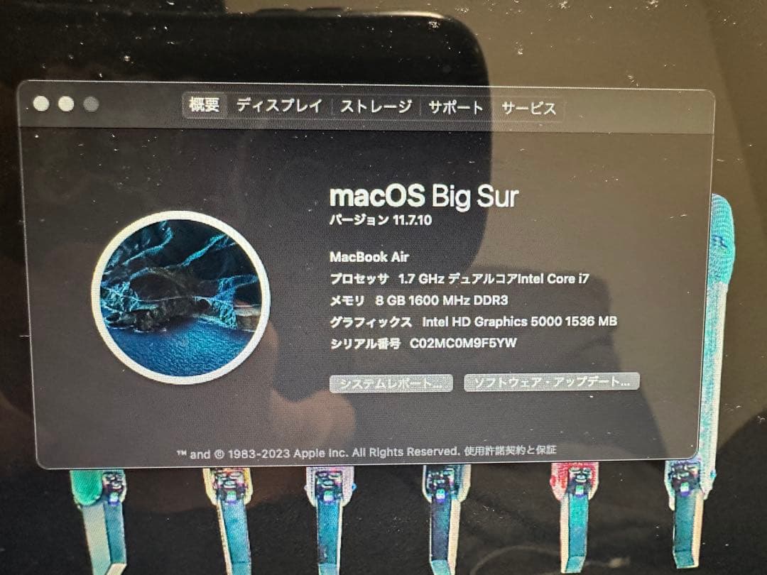 【同作確認済み】MacBook Air(13-inch, Mid 2013)箱付