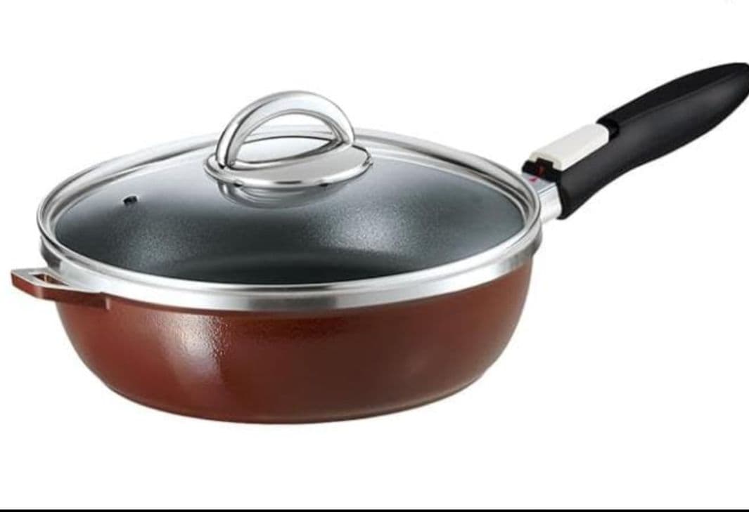 オールパンゼロ 26cm ショコラ ガラス蓋・専用ハンドル・レシピ本