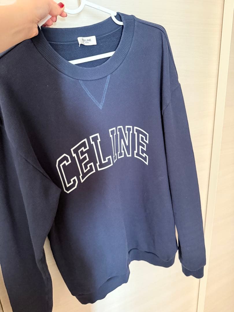 CELINE ロゴ　トレーナー　スウェット　S