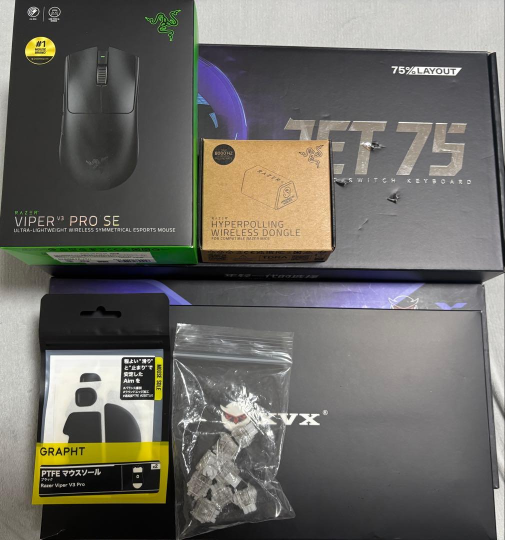 マウス・トラックボール Razer Viper V3 Pro SE MCHOSE JET75