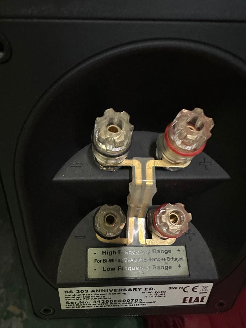 お値下げ‼️ELAC BS 203 ANNIVERSARY ブラック スピーカー