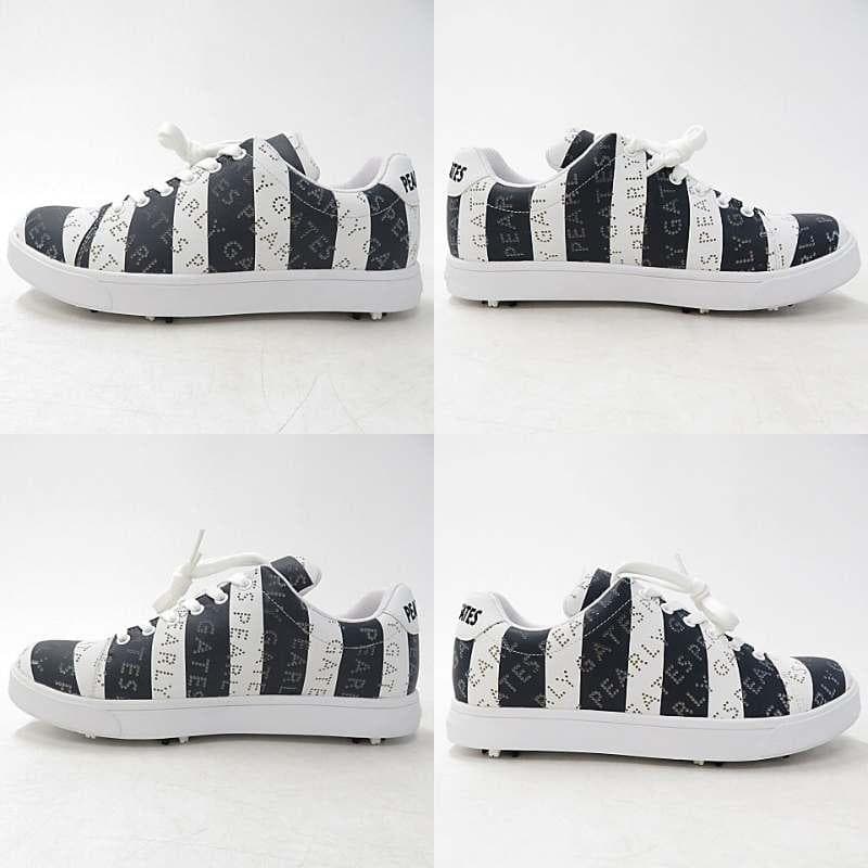 【美品】PEARLY GATES ゴルフシューズ サイズ24.5 [M6032]