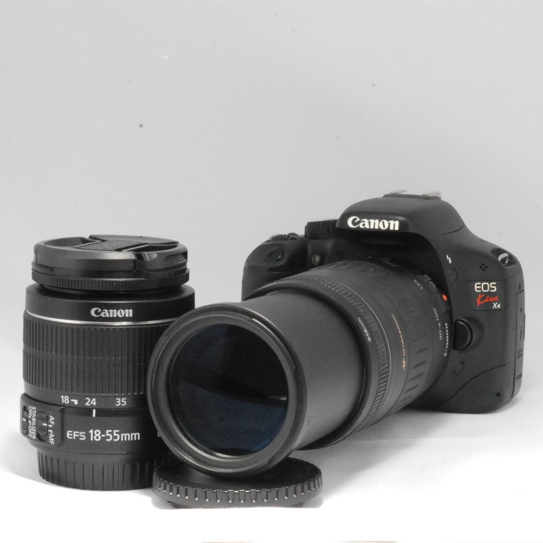 Canon kiss x4 ダブルレンズセット 初心者おすすめ お手頃価格
