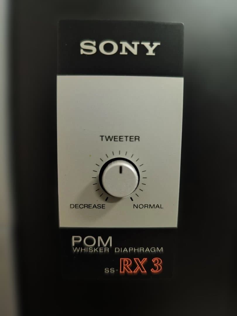 希少　SONY SS-RX3 スピーカー ①