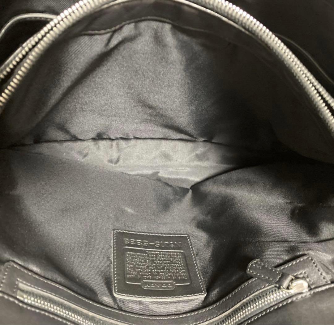 超美品 COACH コーチ トートバッグ ビジネスバッグ ブラック 黒
