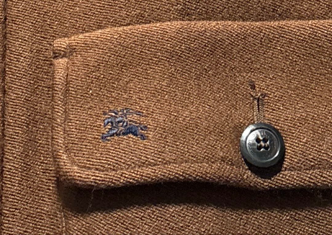 80s❣️ Burberry short wool Harrington jkt