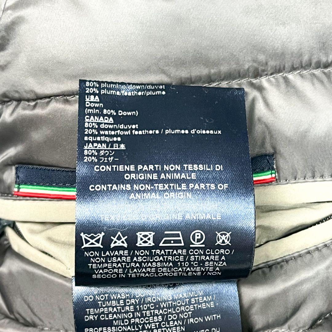 希少 ヘルノ ダウンジャケット チェスターコート型 ロゴプレート ダウンコート