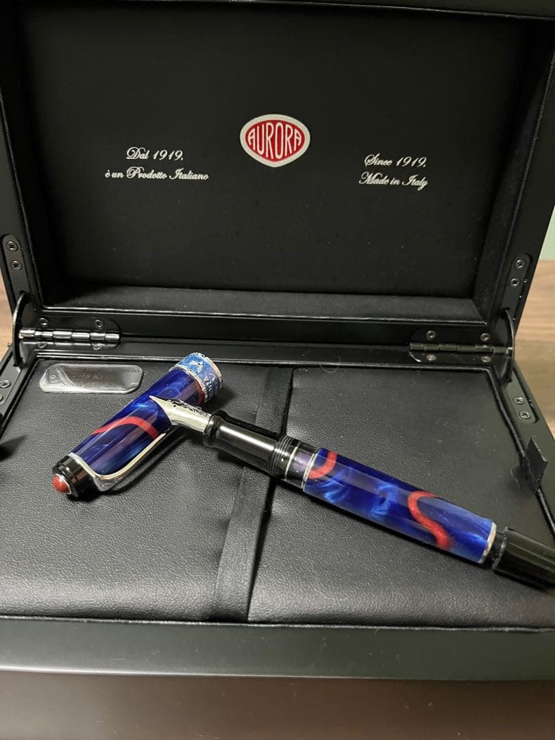 【Kinesis】アウロラ 限定　万年筆 大陸シリーズ アメリカ　EF