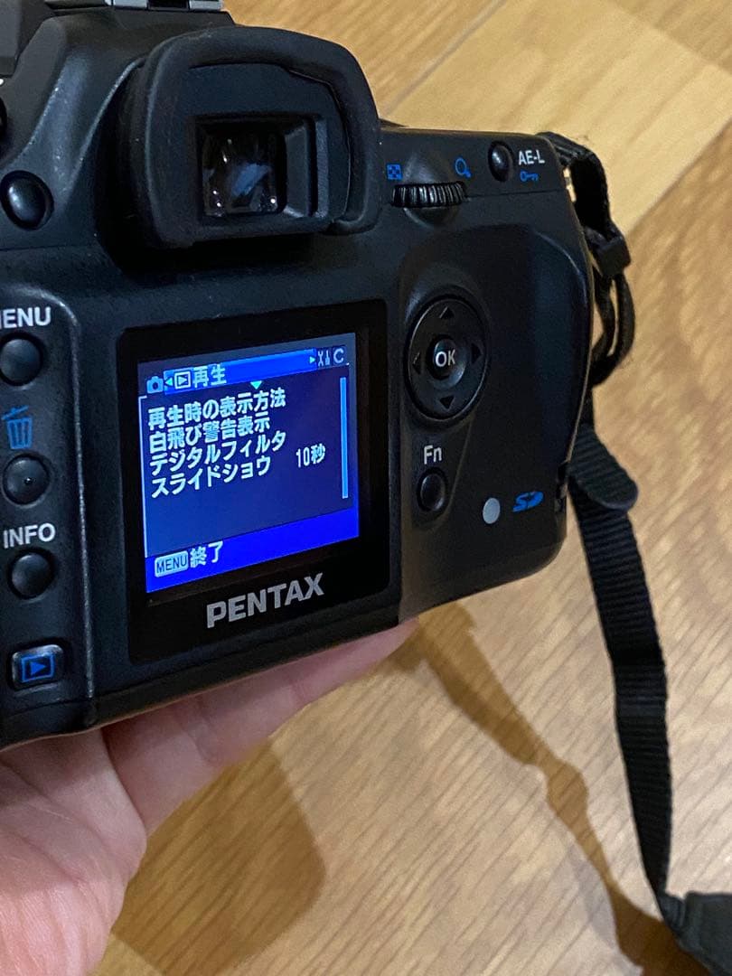 PENTAX ist DS CCDデジタル一眼レフ 28-105㍉レンズ　動作品