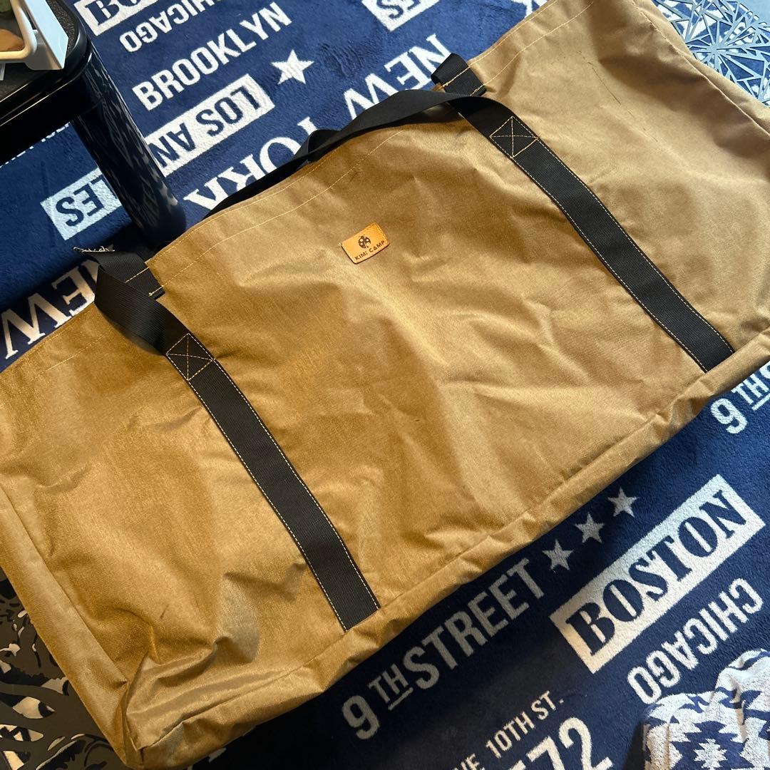 kimiキャンプ折りたたみ木製アウトドアテーブル＋ケース付き