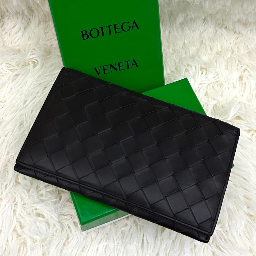 ［極美品］ICチップ内蔵 BOTTEGA VENETA イントレチャート 長財布
