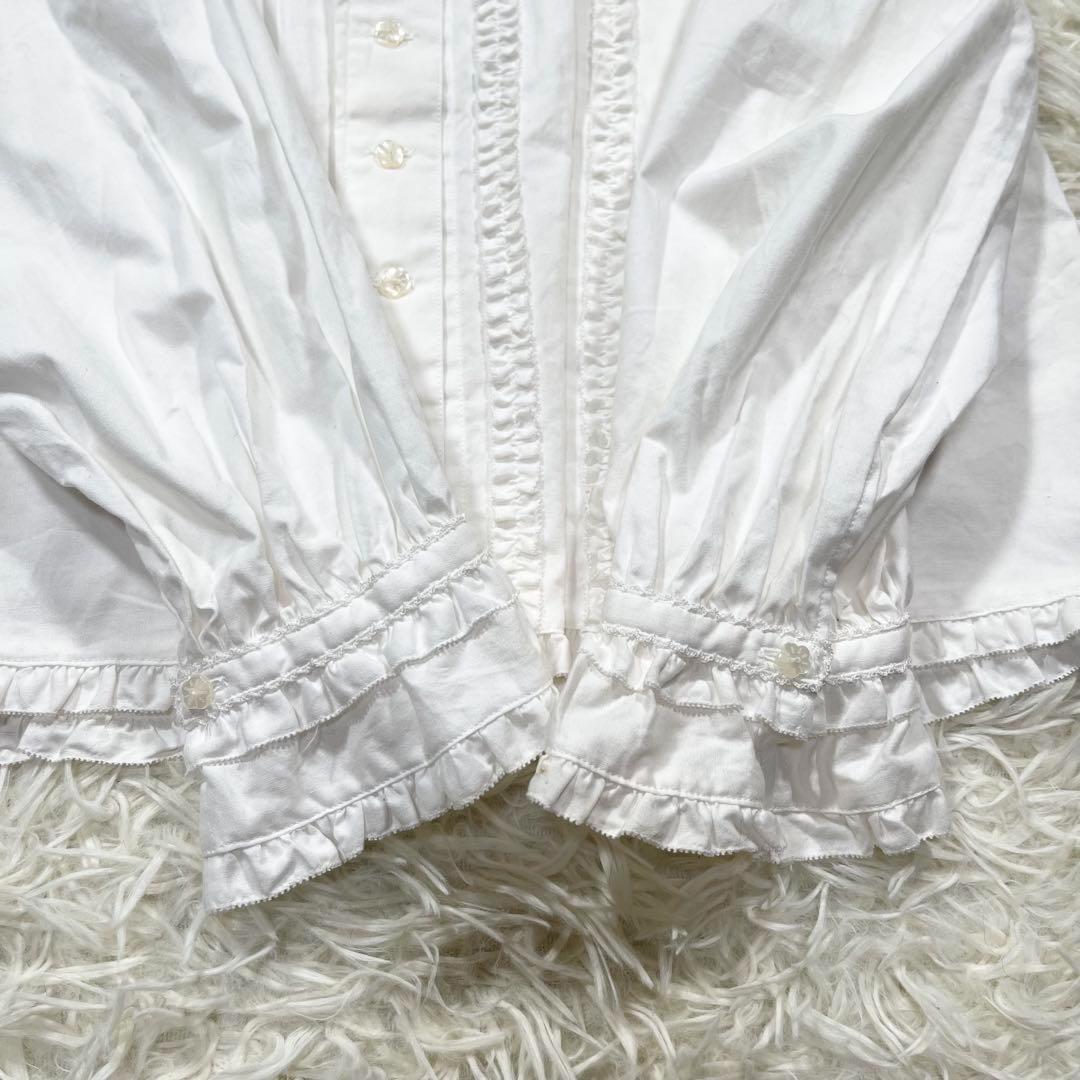 719 ピンクハウス チェルシー チェリー柄 ブラウス チェック ワンピース M