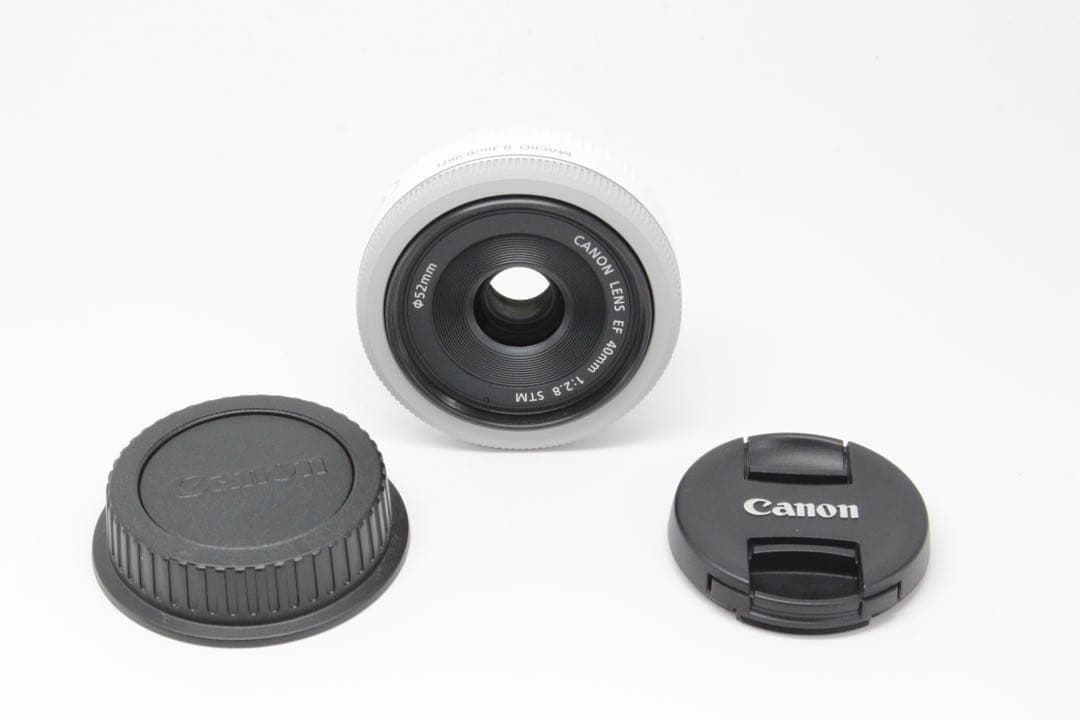 美品❤️Canon 単焦点レンズ EF40mm F2.8 STM ホワイト