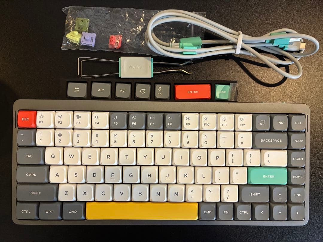 キーボード nuphy air75 v2