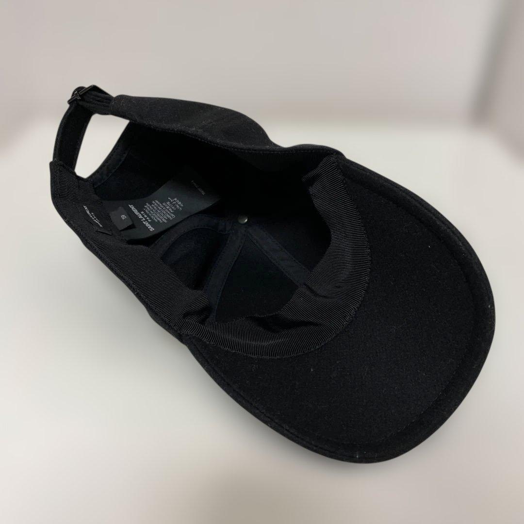 SAINT LAURENT キャップ カサンドラロゴ ブラック 59中古