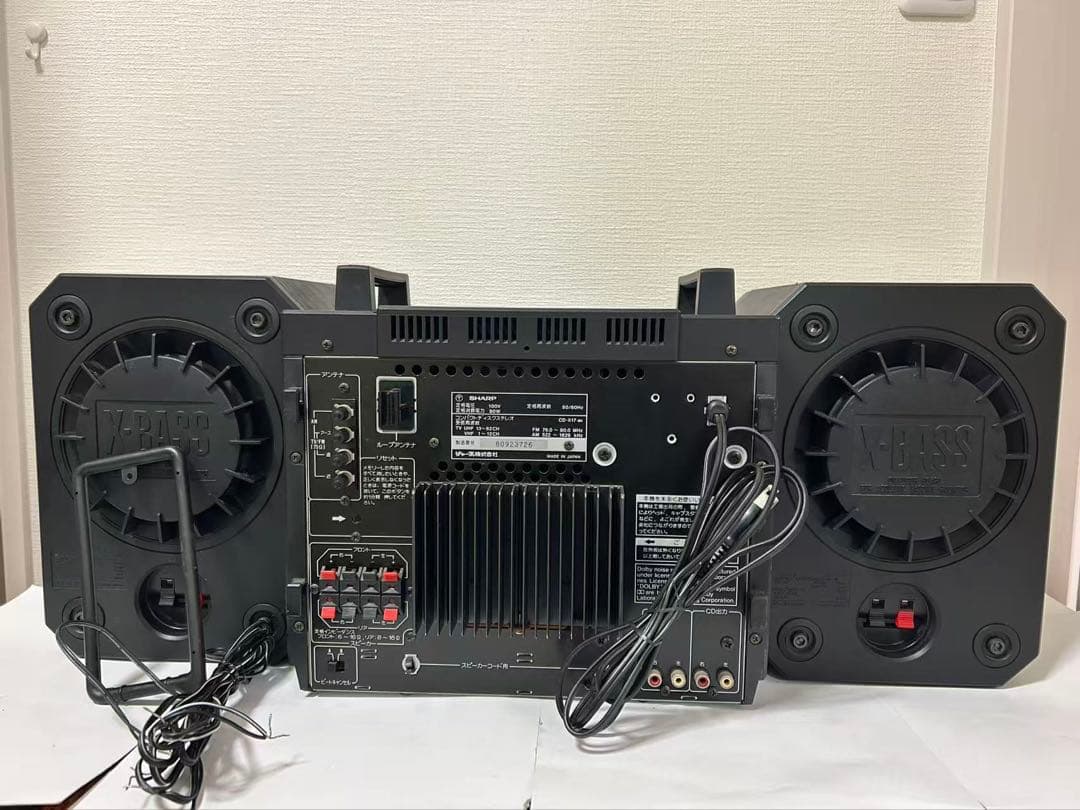 SHARP シャープ CD-X17-BK ミニコンポ CD カセット　ジャンク品