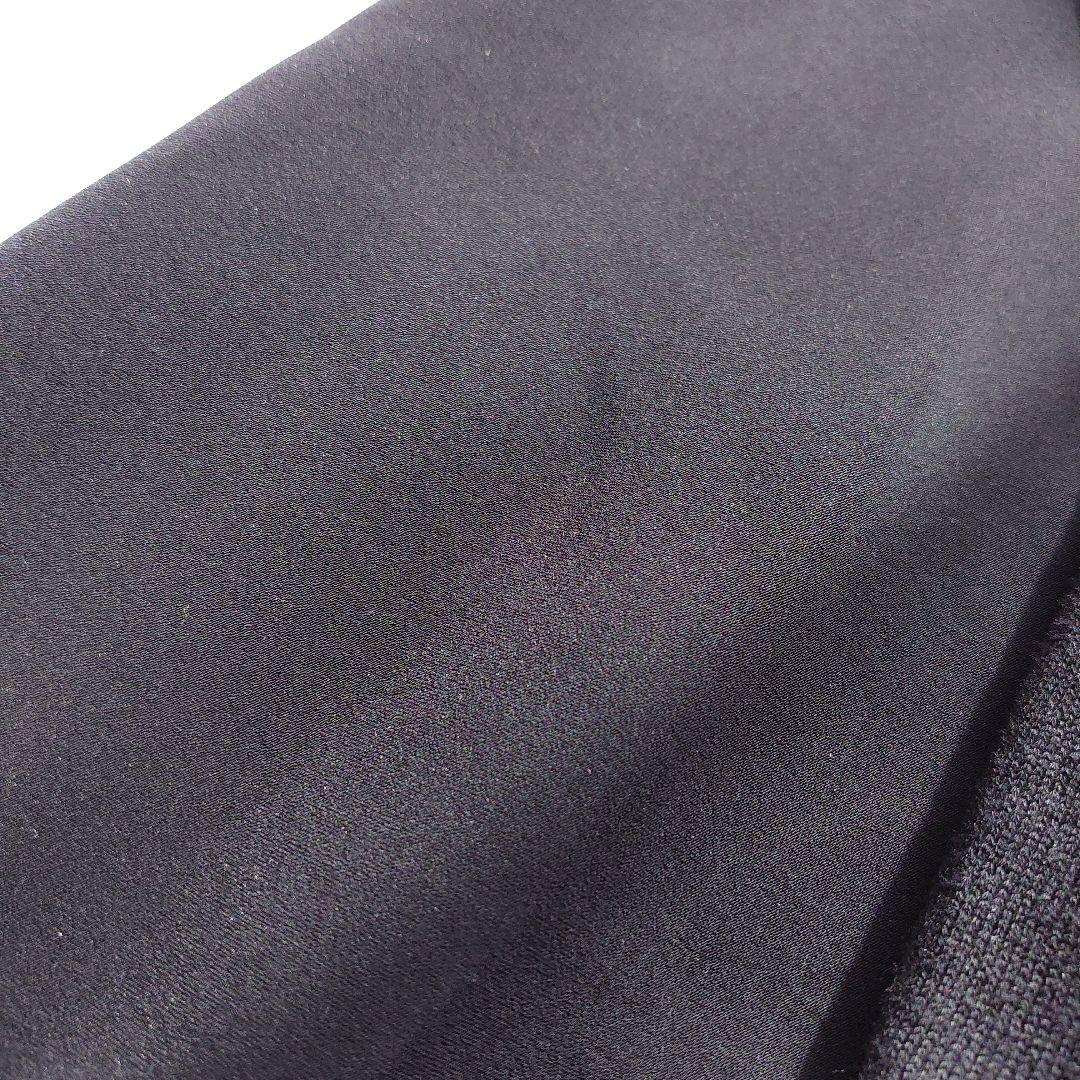 2021 アディアム Musubi Knit Top ボウタイブラウス 黒 S