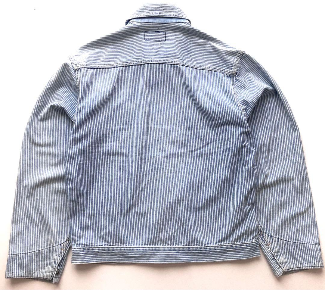 80s USA製 OSHKOSH ヒッコリー　ストライプ　ワークジャケット