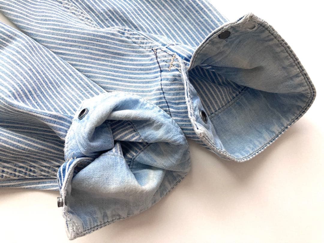 80s USA製 OSHKOSH ヒッコリー　ストライプ　ワークジャケット