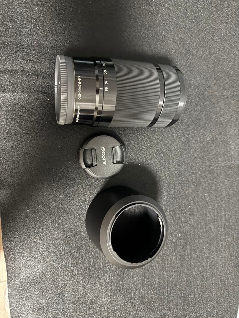 ソニー E 55-210mm F4.5-6.3 OSS レンズ(社外ケース付き)