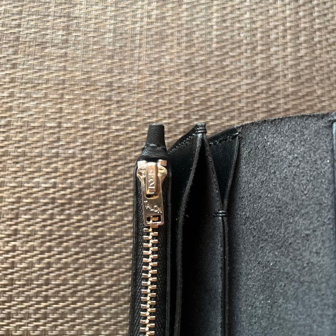 MARYAMホースフロントロングトラッカーウォレット芯通し ニッケル