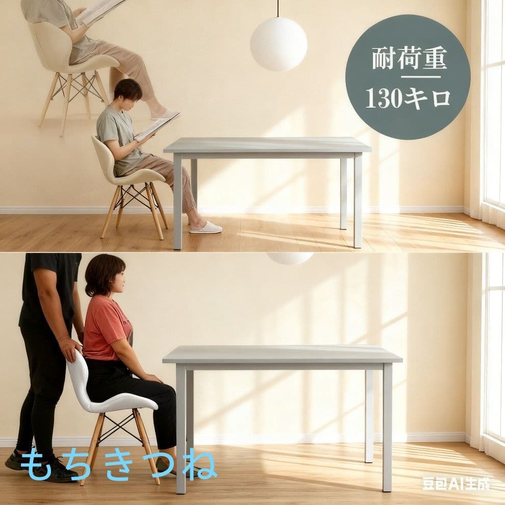 2 セット2脚セット ブラウン脚・黒色椅子