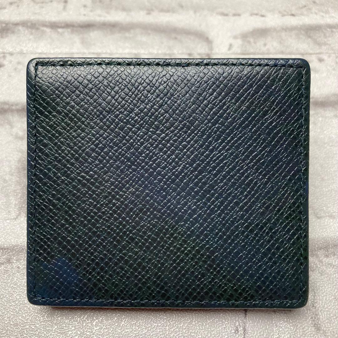 ルイヴィトン☆ケース　タイガ　ポルトモネボワット　小銭入れ　カーキ