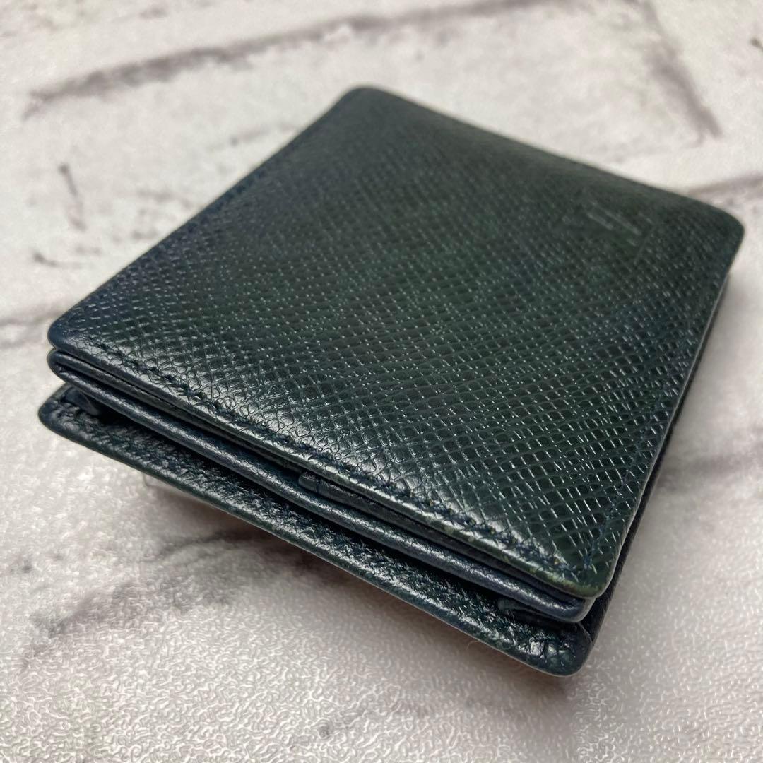 ルイヴィトン☆ケース　タイガ　ポルトモネボワット　小銭入れ　カーキ