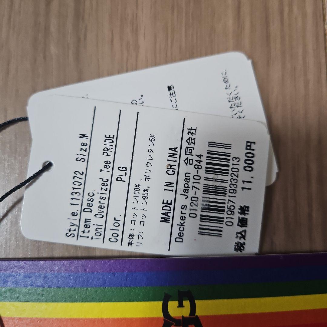 最終お値下げ　新品　UGG　厚底サンダル&Tシャツ&ソックス　3点セット